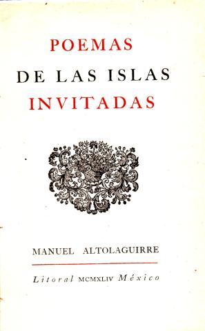 Primera imagen del registro Poemas de las islas invitadas
