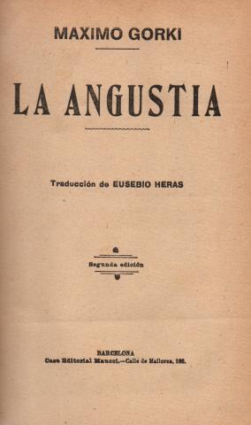 Primera imagen del registro La Angustia