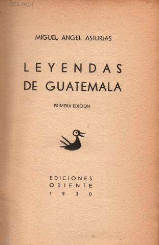Primera imagen del registro Leyendas de Guatemala