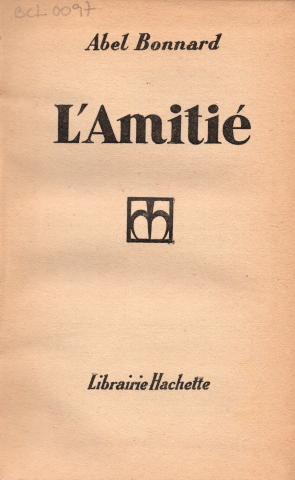 Primera imagen del registro L' Amitié