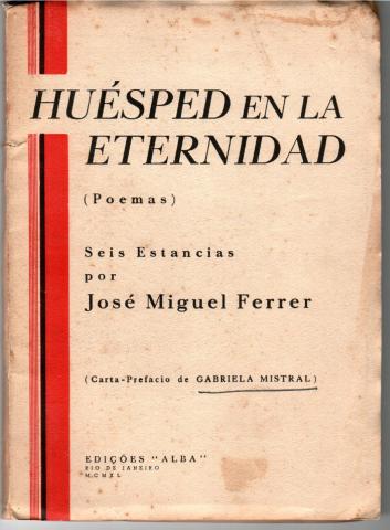 Primera imagen del registro Huésped en la eternidad (poemas) Seis estancias