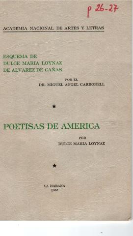 Primera imagen del registro Poetisas de America