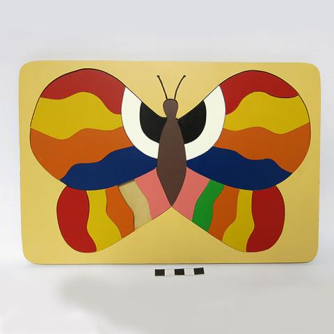 Primera imagen del registro Puzle con figura de mariposa