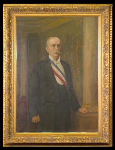 Primera imagen del registro Retrato del Presidente Ramón Barros Luco
