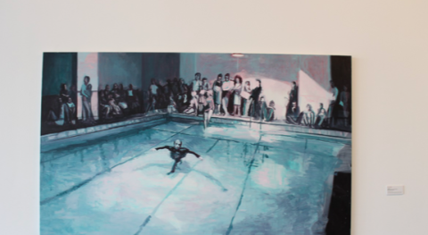 Primera imagen del registro Enjuagues II (Washes, Performance de Claes Oldenburg, 1965, Tulane Drama Review)