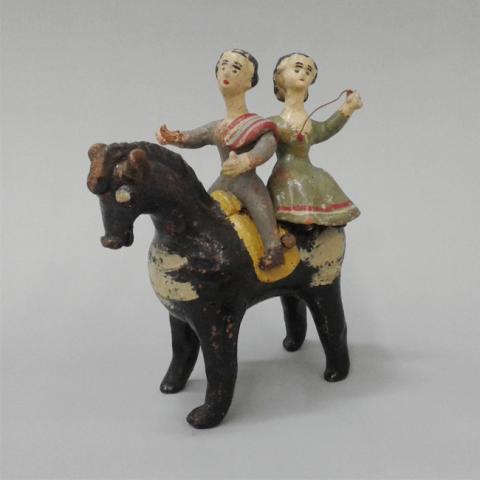 Primera imagen del registro Pareja a caballo