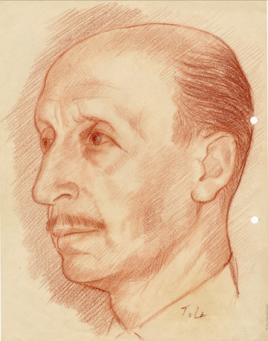 Primera imagen del registro Rostro de perfil rector Ignacio González G.