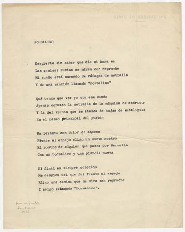 Primera imagen del registro Borsalino