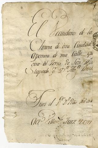 Primera imagen del registro Reynado de Carlos IV. "Don Ramón Cortés y Madariaga, denunció una veta de metales