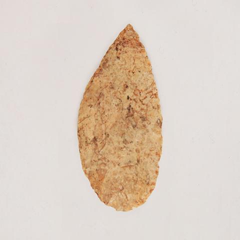 Primera imagen del registro Hoja lítica