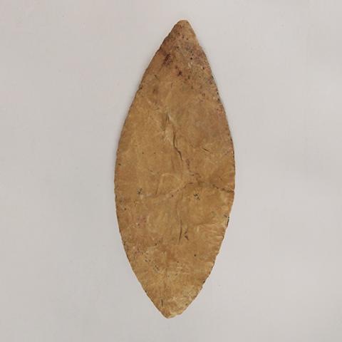 Primera imagen del registro Hoja lítica