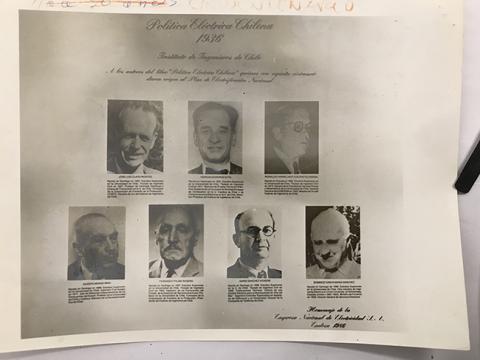 Primera imagen del registro Reproducción fotográfica politica electrica chilena 1936