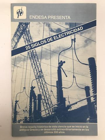 Primera imagen del registro Endesa presenta "25 siglos de electricidad"