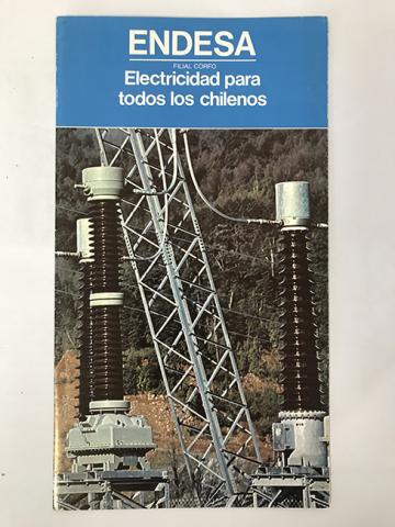 Primera imagen del registro Endesa. Filial CORFO. Electricidad para todos los chilenos