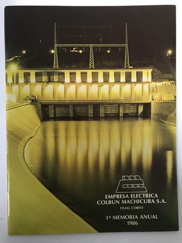 Primera imagen del registro Empresa electrica Machicura. 1a. Memoria Anual 1986