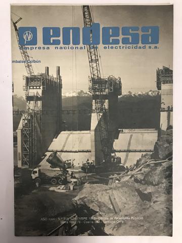 Primera imagen del registro Boletín Endesa. Año XXXI N°318 Noviembre 1983
