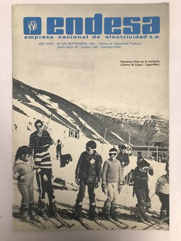 Primera imagen del registro Boletín Endesa. Año XXXII N°328 Septiembre 1984