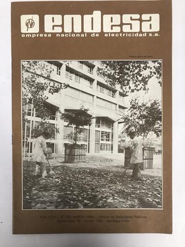 Primera imagen del registro Boletín Endesa. Año XXXI N°322 Marzo 1984