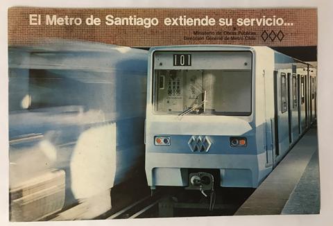Primera imagen del registro El metro de Santiago extiende su servico
