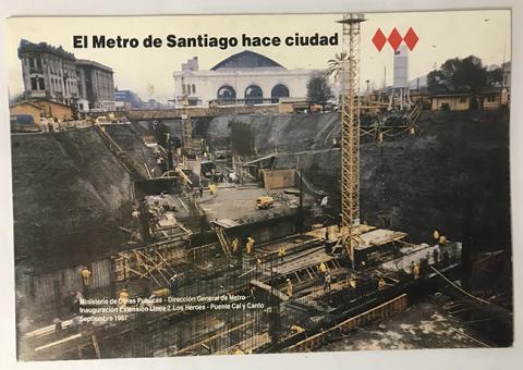 Primera imagen del registro El metro de Santiago hace ciudad