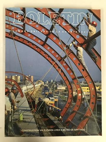 Primera imagen del registro Boletin estadistico Camara Chilena de la Construcción abril 1996 n°274