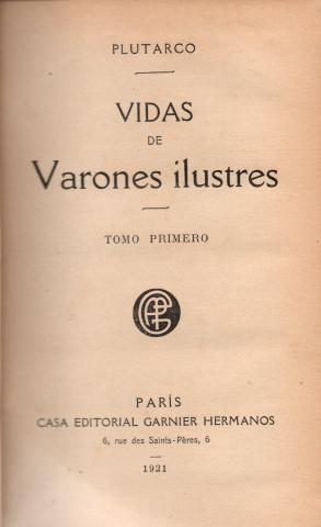 Primera imagen del registro Vidas de varones ilustrados
