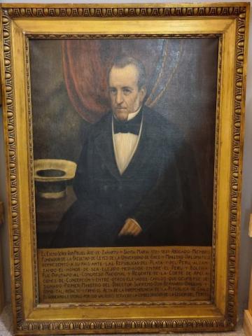 Primera imagen del registro Retrato de Don Miguel José Zañartu y Santa María