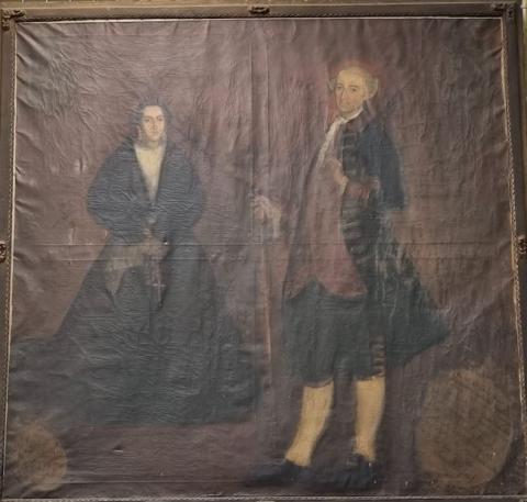 Primera imagen del registro Retrato de Don Luis Manuel de Zañartu y su Esposa Doña Maria del Carmen Errázuriz