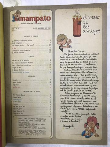 Primera imagen del registro Vol.I Revista Mampato año I n°2. 13 de noviembre de 1968