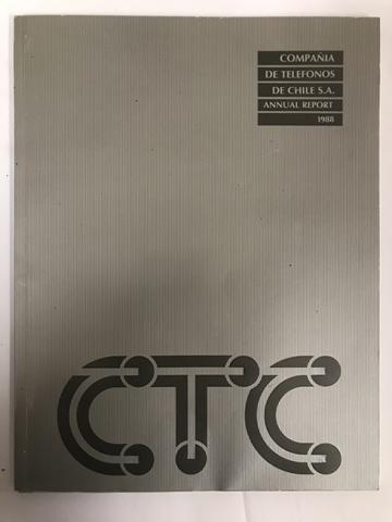 Primera imagen del registro Compañía de Telefonos de Chile S.A. Anual Report 1988