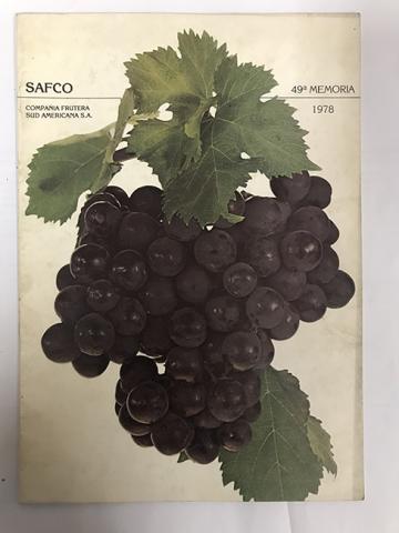 Primera imagen del registro SAFCO Memoria 1978