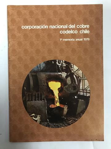Primera imagen del registro CODELCO. 1a. Memoria anual 1976ollo