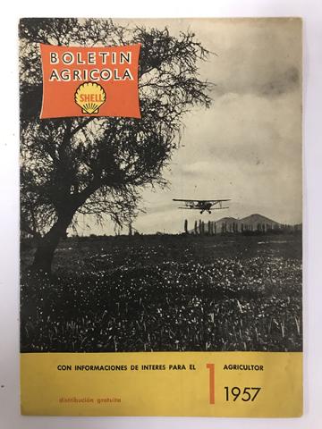 Primera imagen del registro Boletín Agrícola Shell. N°1-1957-año XVI