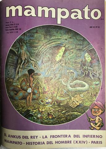 Primera imagen del registro Vol.V Revista Mampato año III n°58. 13 de enero de 1971