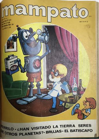 Primera imagen del registro Vol.V Revista Mampato año III n°63. 24 de marzo de 1971