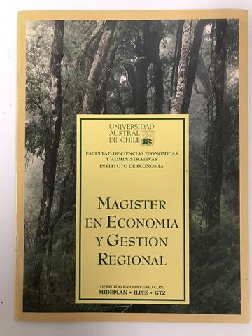 Primera imagen del registro Programa Magister en Economia y Gestión Regional. UACH