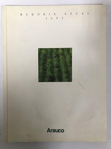 Primera imagen del registro Memoria Anual 1993 Arauco