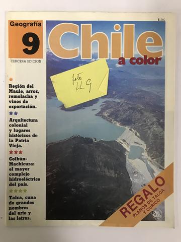 Primera imagen del registro Chile a Color. Geografía 9. Tercera Edición.