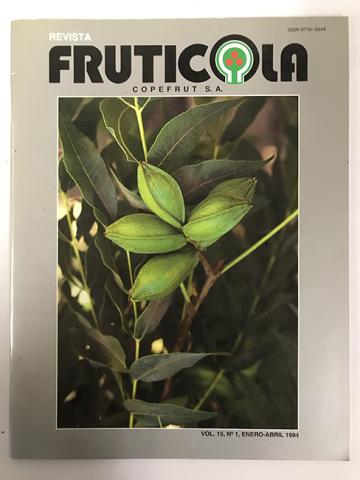 Primera imagen del registro Revista Fruticola vol.15 n°1. enero-abril 1994