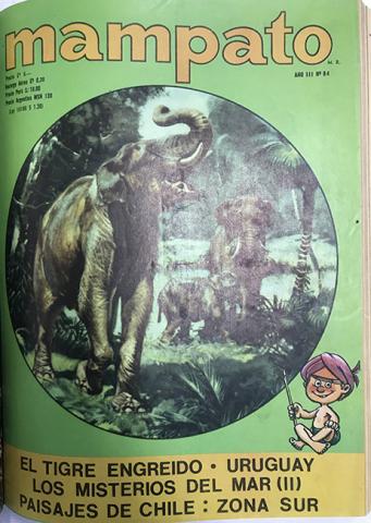 Primera imagen del registro Vol.VII Revista Mampato año III n°84. 1971