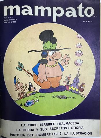 Primera imagen del registro Vol.VIII Revista Mampato año IV n°95. 1971