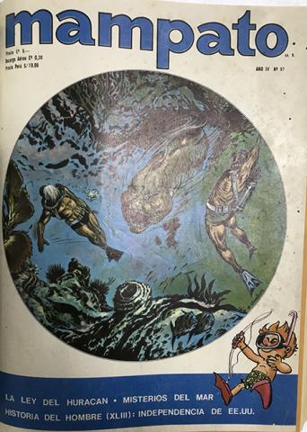 Primera imagen del registro Vol.VIII Revista Mampato año IV n°97. 1971