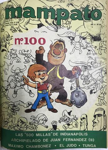 Primera imagen del registro Vol.VIII Revista Mampato año IV n°100. 1971
