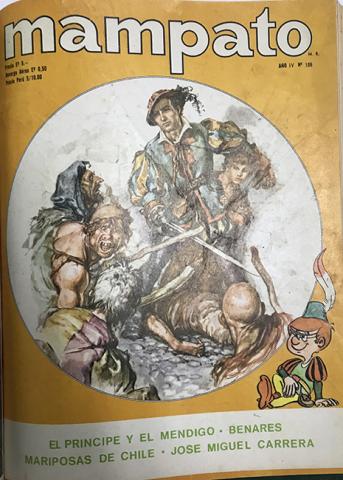Primera imagen del registro Vol.VIII Revista Mampato año IV n°106. 1972