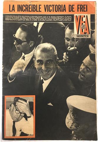 Primera imagen del registro Revista Vea n°1350. Santaigo de Chile, 11 de marzo de 1965