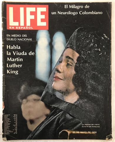Primera imagen del registro Revista Life en Español. Vol.I, n°10. 20 de mayo de 1968