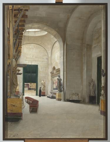 Primera imagen del registro Interior del Louvre