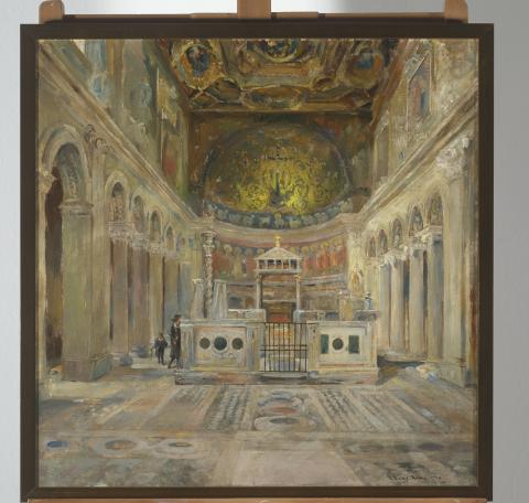 Primera imagen del registro Interior de la iglesia San Clemente, Roma