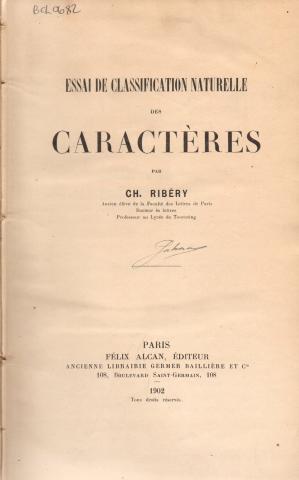 Primera imagen del registro Bibliotheque de Philosophie
