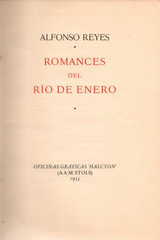 Primera imagen del registro Romances del Río de Enero